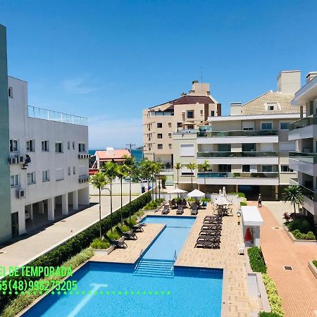 Apartamento de frente para Piscina, com vista para o mar Florianopolis Exterior foto